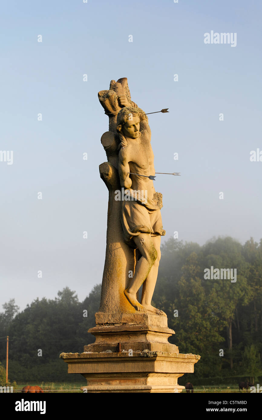 Deutschland, Bayern, Franken, Grabfeld, Rhön, Saal an der Saale, Via Dolorosa, Ansicht der statue Stockfoto