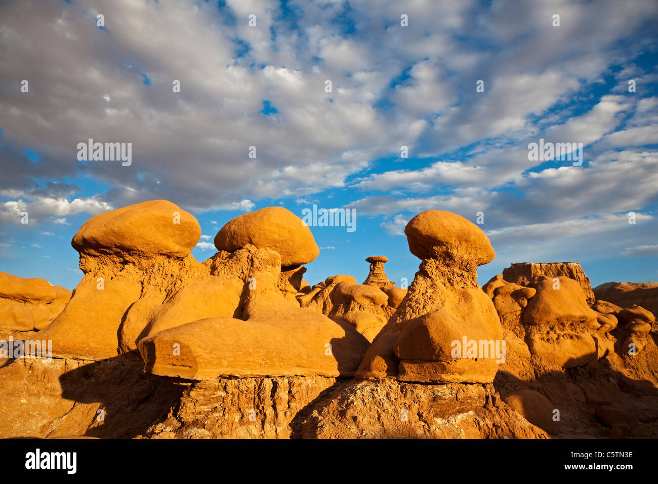 USA, Utah, Goblin Valley, San Rafael Swell, Felsformationen Stockfoto