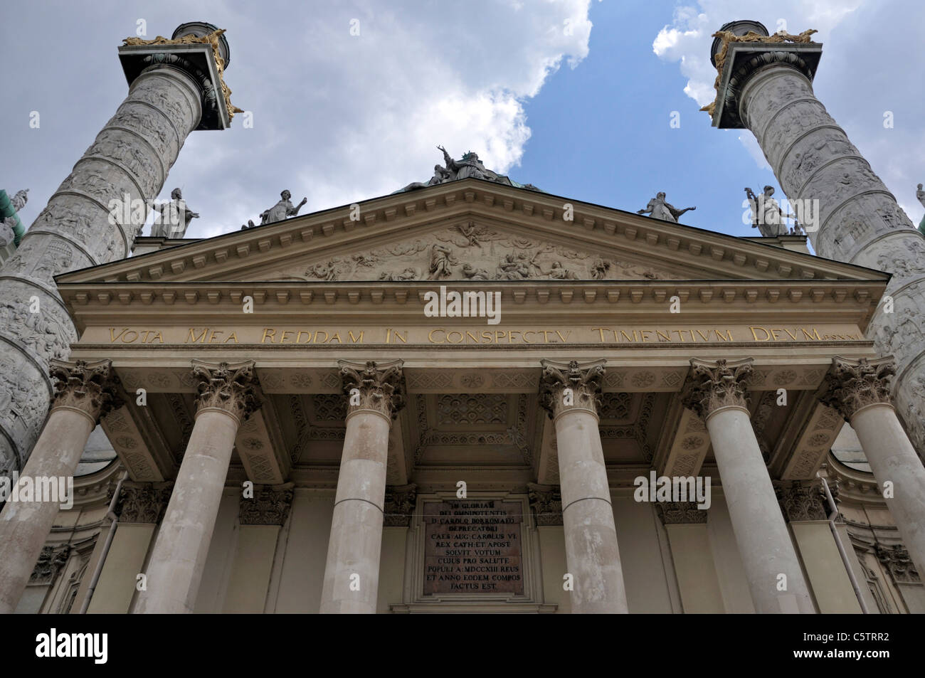 Kirche von St. Charles, Karlskirche, Wien, Österreich, Europa, Juni 2011 Stockfoto