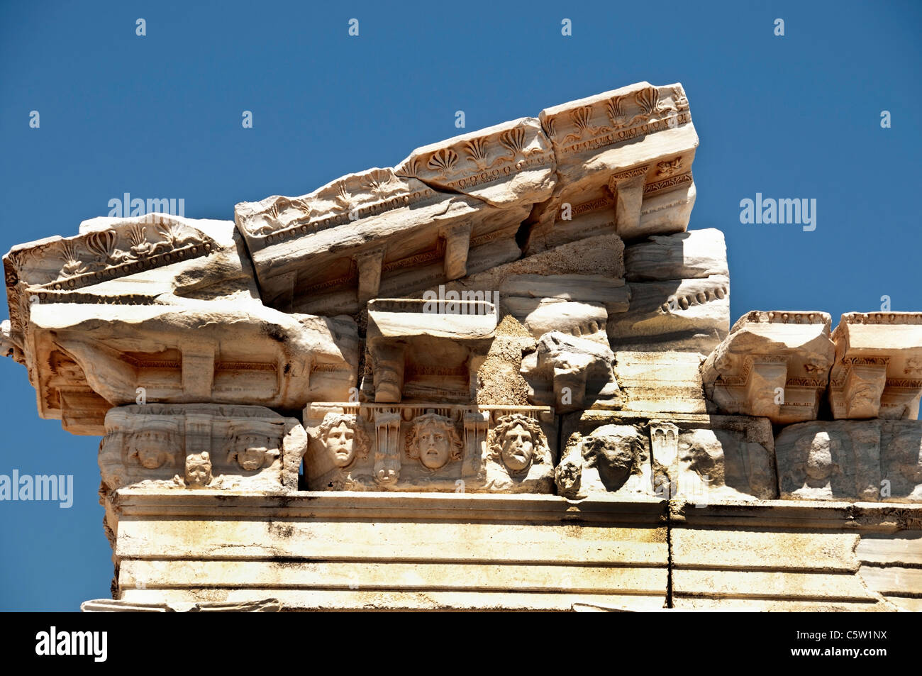 Side Türkei Tempel des Apollo Athena Apollon Roman Stockfoto