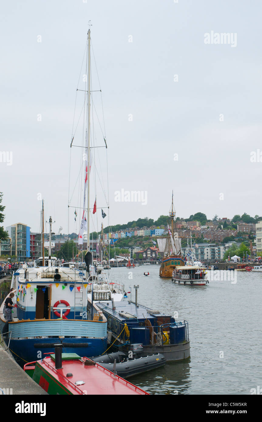 Bristol Stadtzentrum Hafenfest Stockfoto
