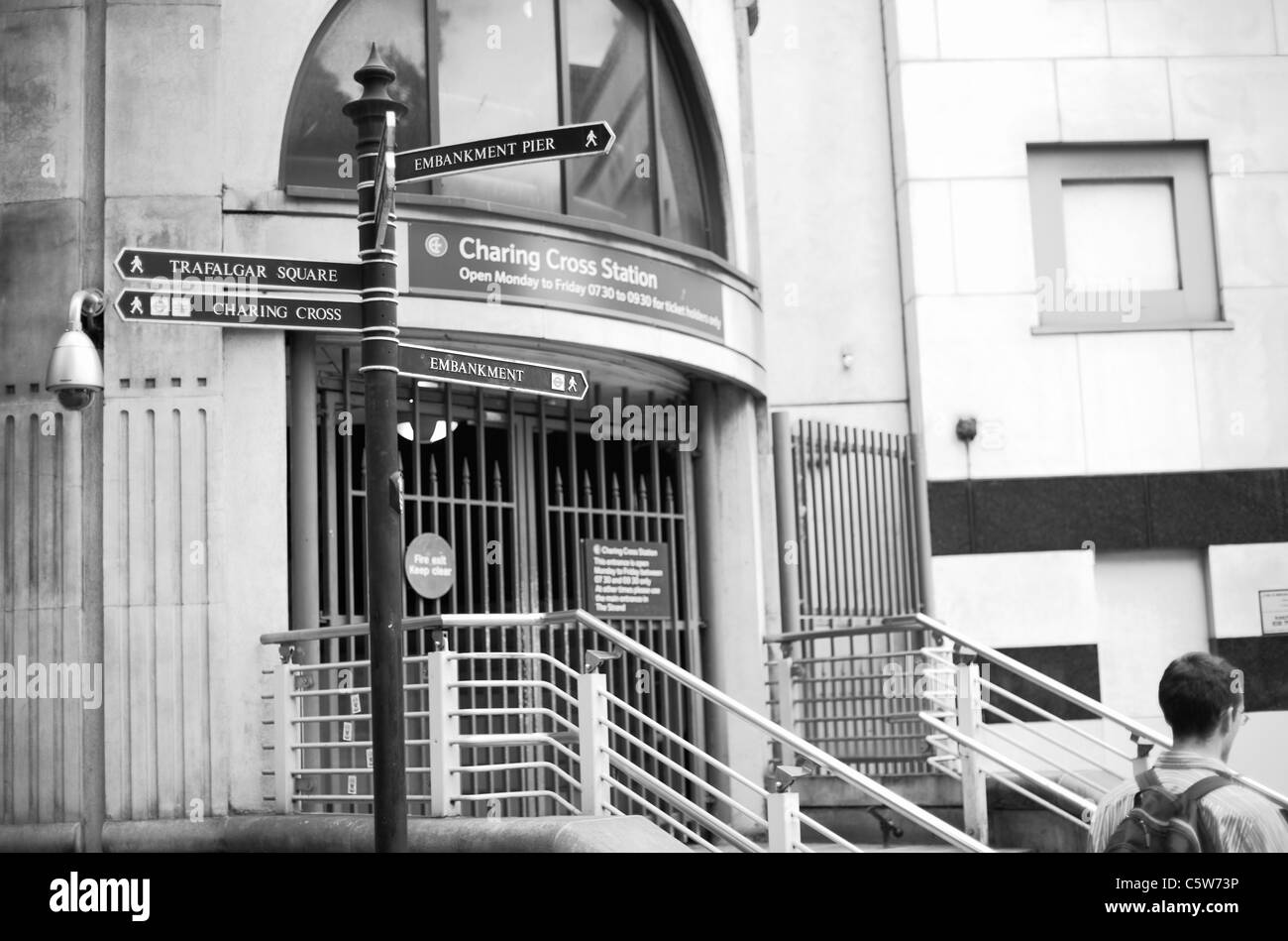 Bahnhof Charing Cross, London, UK Stockfoto