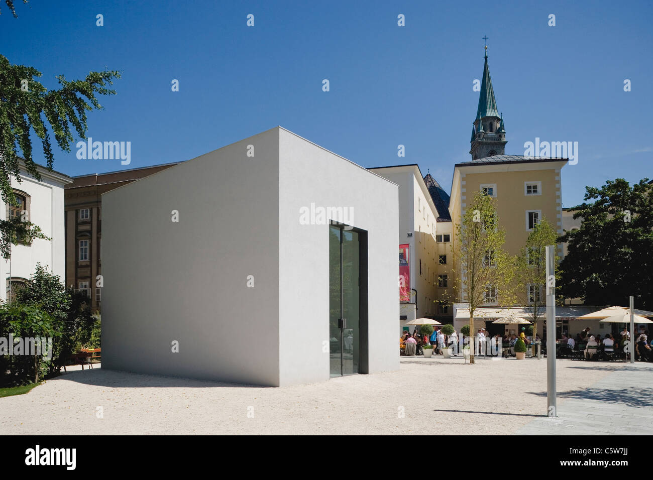 Österreich, Salzburg, Max-Reinhardt-Platz, Anselm Kiefer Gebäude Stockfoto