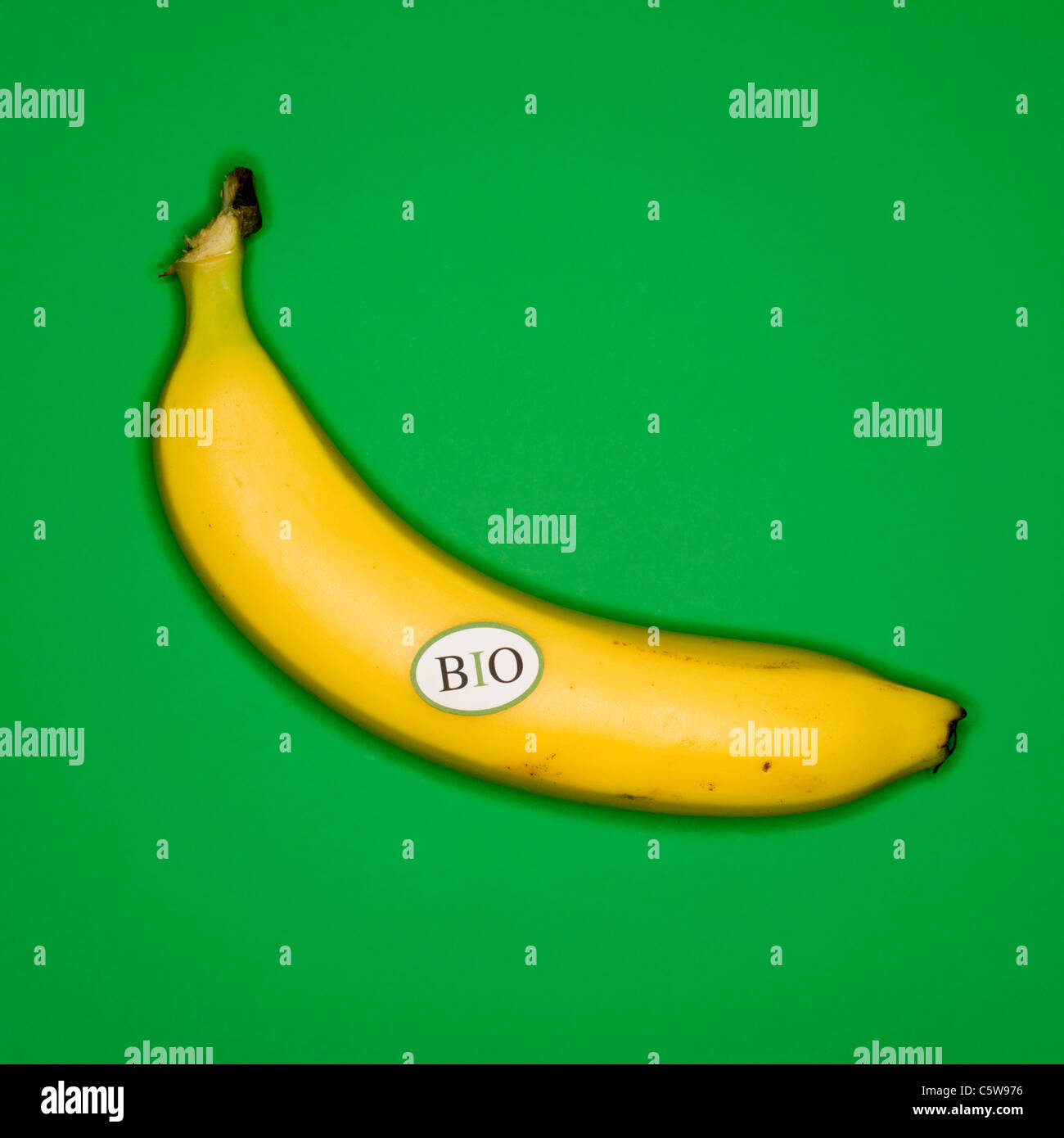 Banane, erhöhten Blick Stockfoto