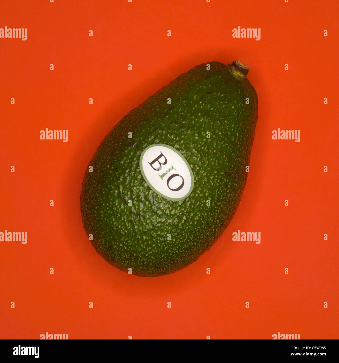 Bio Avocado, erhöhten Blick Stockfoto