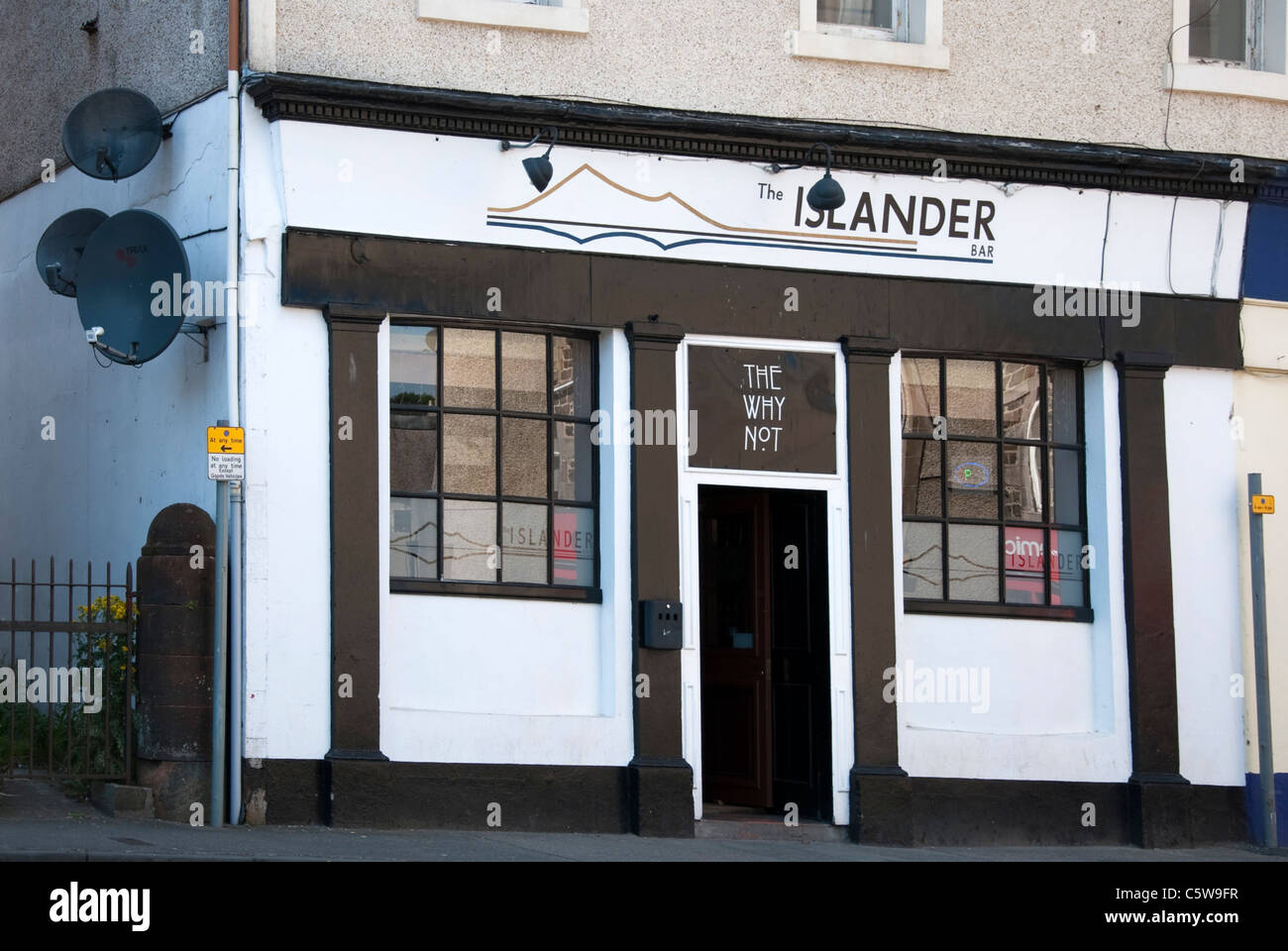 Die Insulaner Bar Gastwirtschaft Bridgend Street Rothesay Isle of Bute Argyll Scotland UK United Kingdom Stockfoto