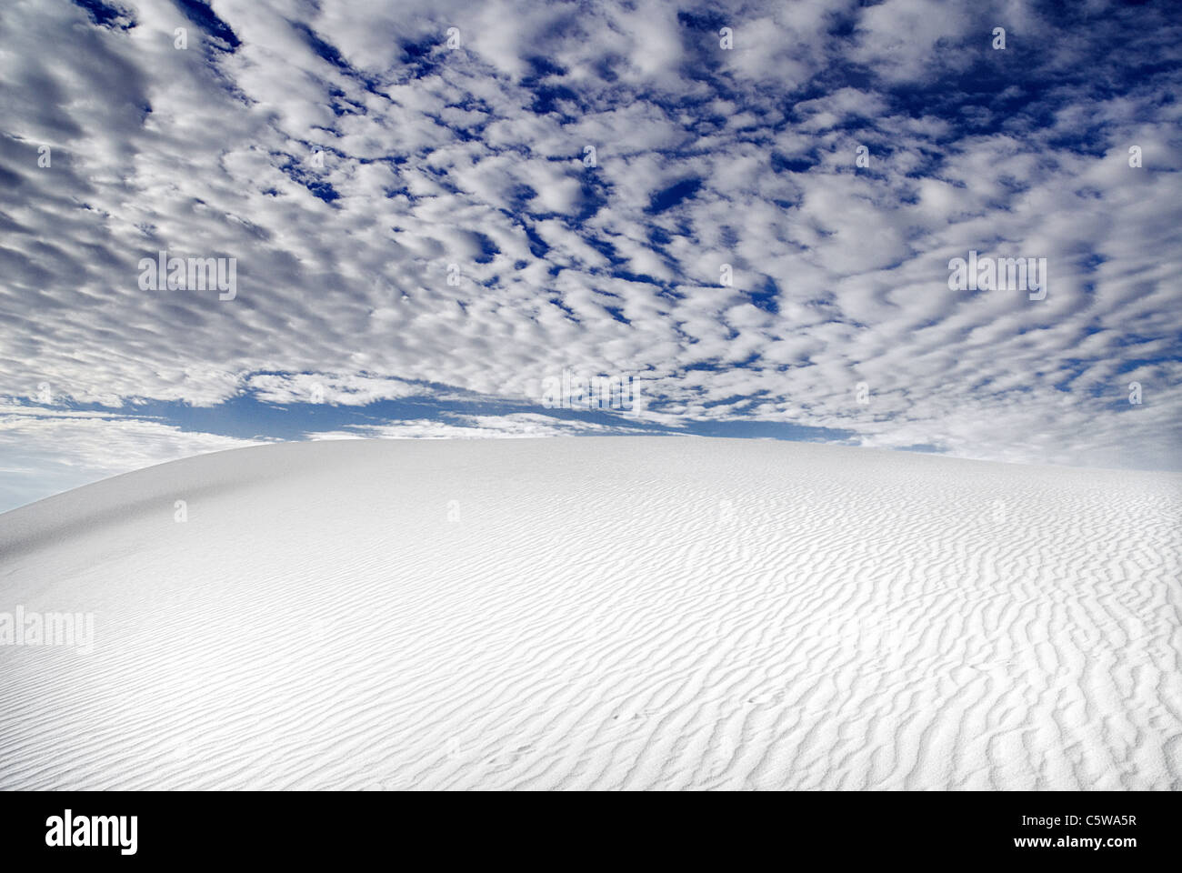 USA, New Mexiko, Ansicht von white Sands National monument Stockfoto