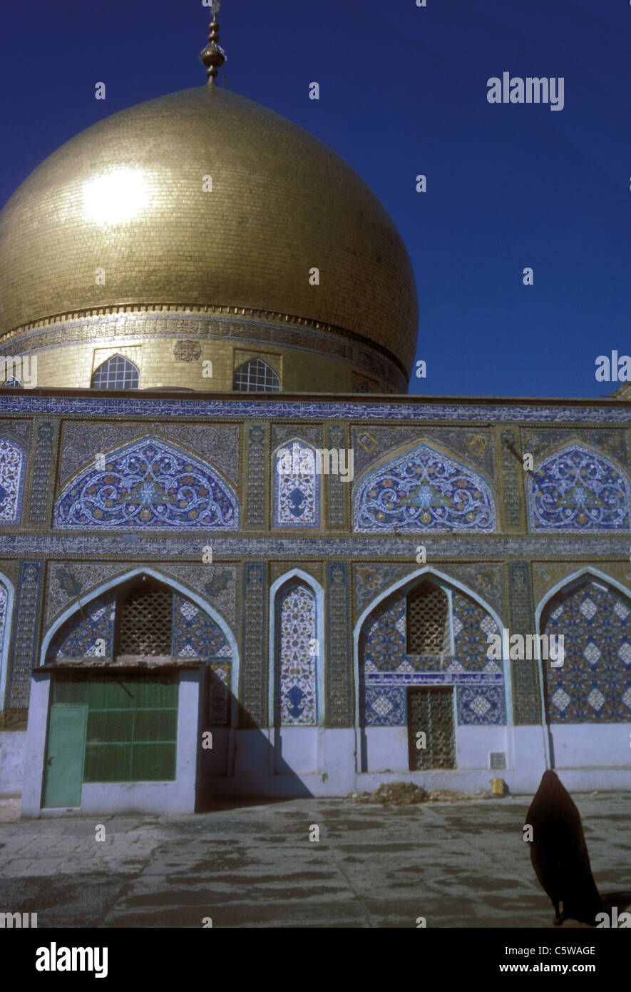 Mausoleum von Imam Askari in Samarra, fotografiert im Jahr 1980, Irak Stockfoto