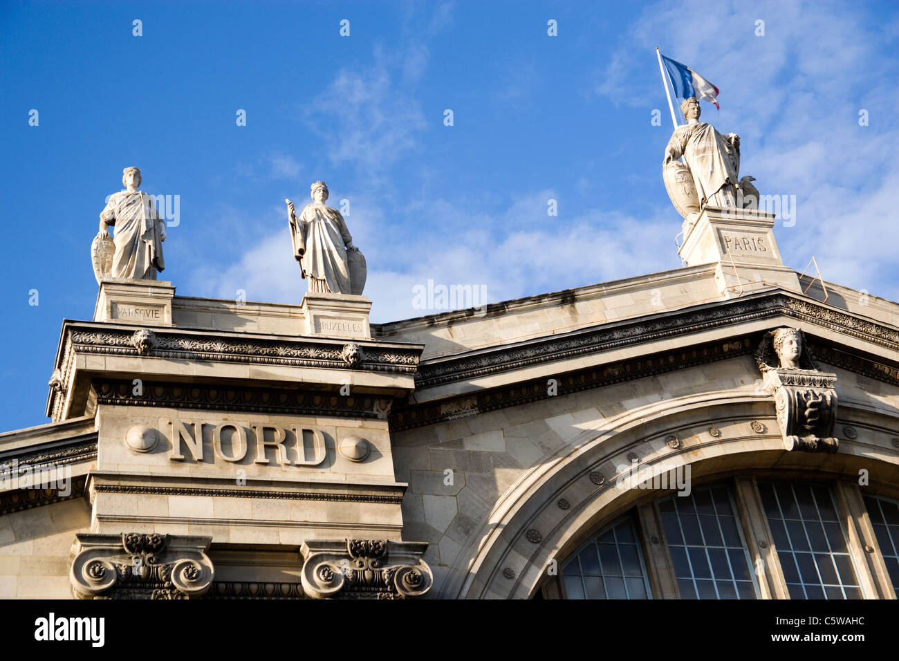 Frankreich, Paris, Gare du Nord, niedrigen Winkel Ansicht Stockfoto