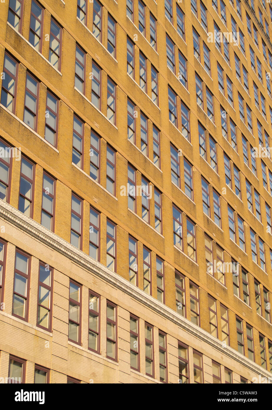 Gebäude abstrahiert windows Stockfoto