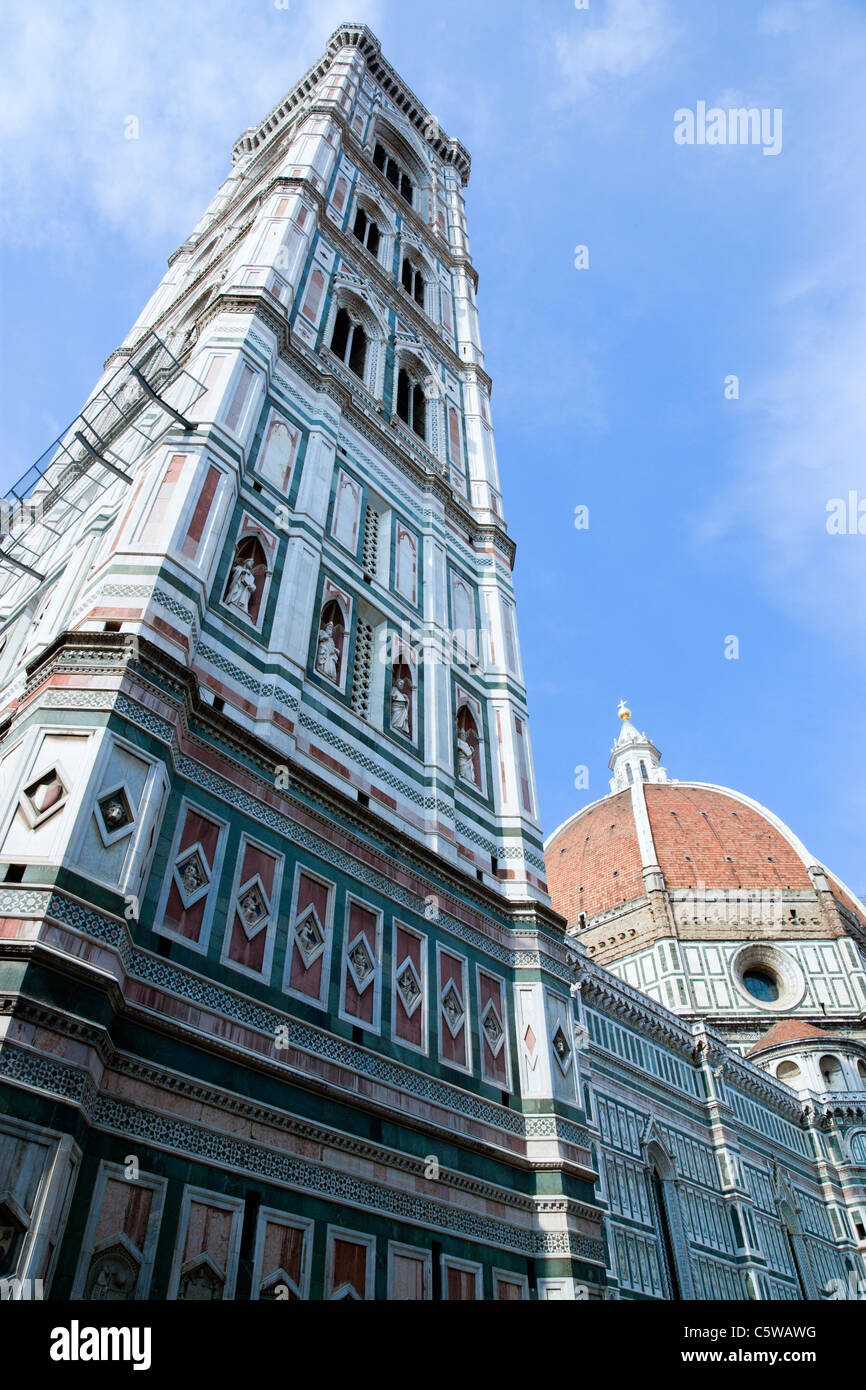 Italien, Toskana, Florenz, Kathedrale, Santa Maria del Fiore, niedrigen Winkel Ansicht Stockfoto