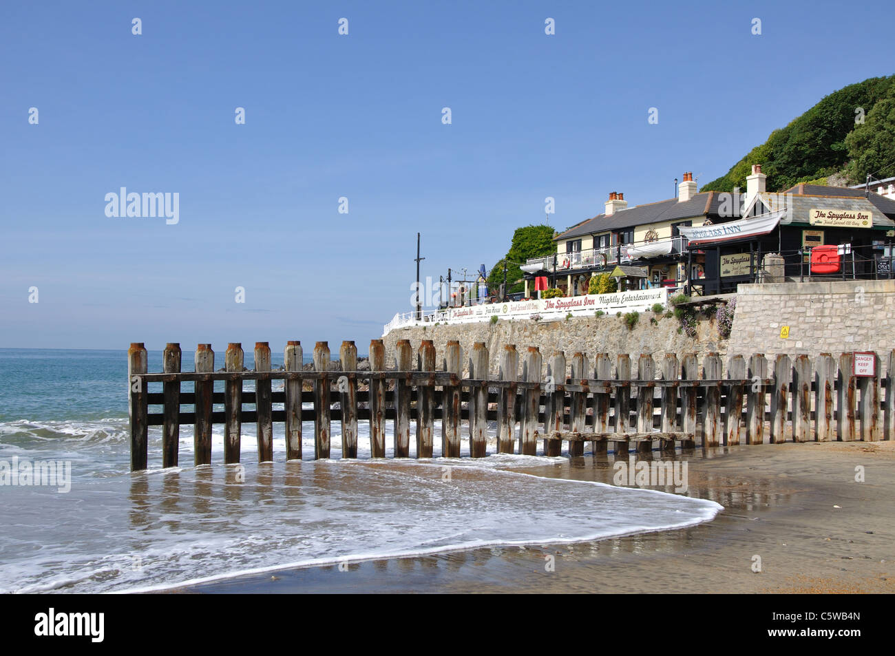 Spyglass Inn Gasthaus, Ventnor, Isle Of Wight, England, UK Stockfoto