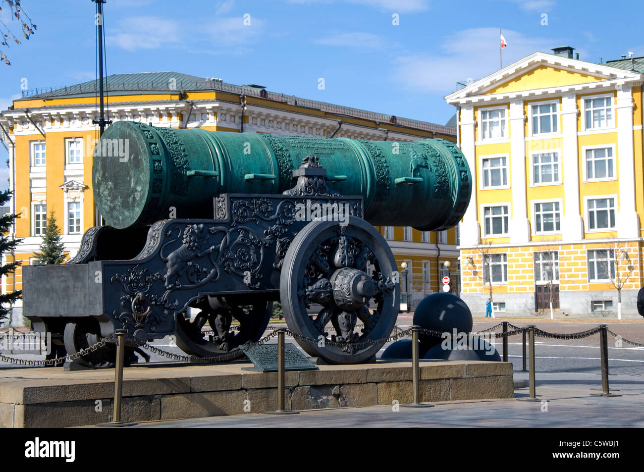 Die Zaren Kanone, der Kreml, Moskau, Russland Stockfoto