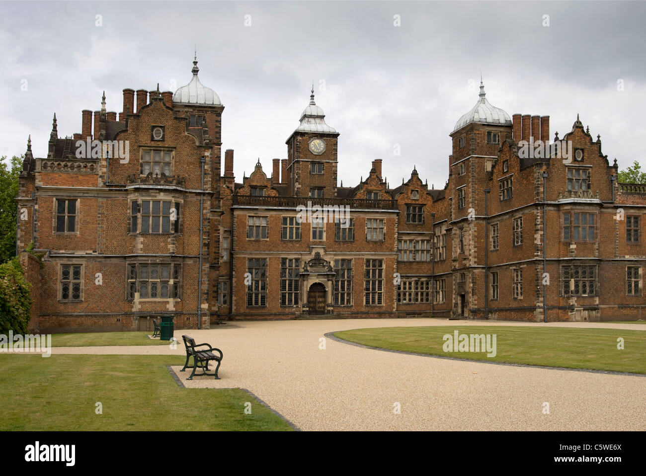 Aston Hall, Birmingham ein jakobinischen Herrenhaus von Sir Thomas Holte, ein Warwickshire Grundbesitzer, zwischen 1618-1635 erbaut. Klasse, die ich aufgelistet Stockfoto