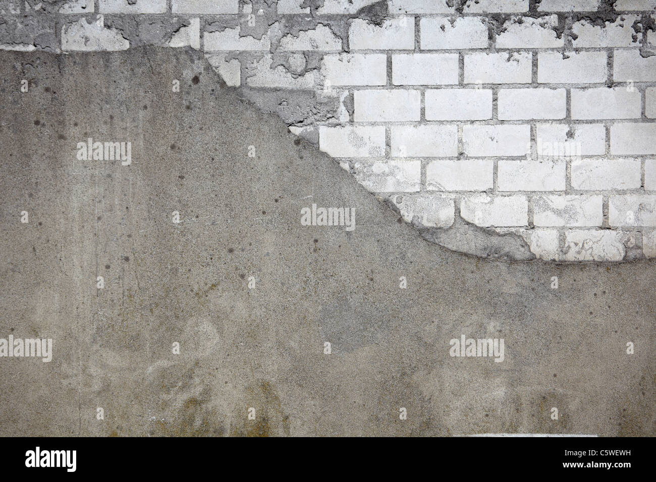 Deutschland, Hamburg, Ziegelmauer, full-Frame, close-up Stockfoto