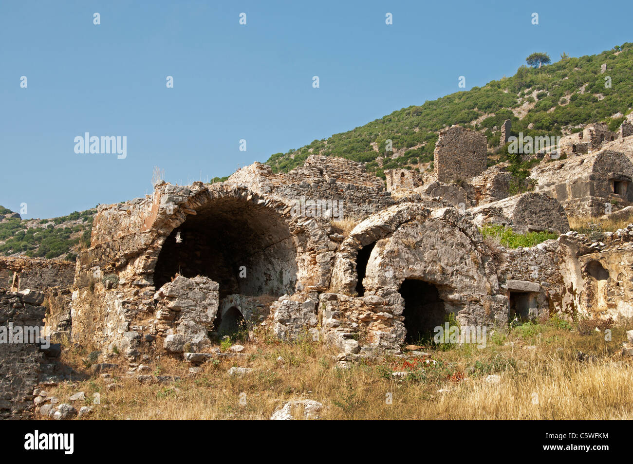 Anemurium Roman Provinz des rauhen Kilikien Türkei türkische Anamur Stockfoto