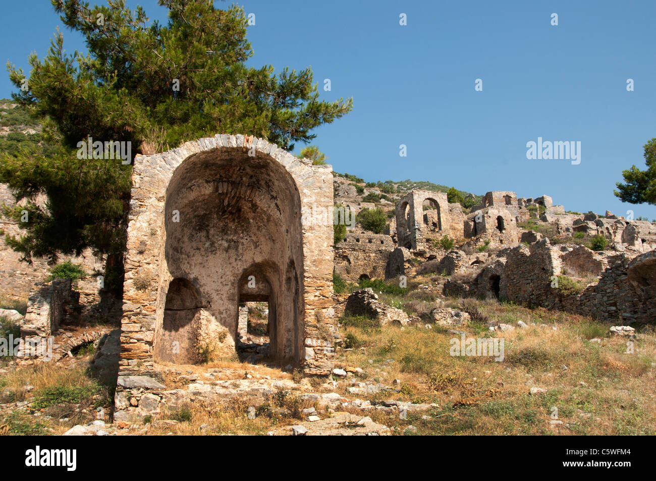 Anemurium Roman Provinz des rauhen Kilikien Türkei türkische Anamur Stockfoto