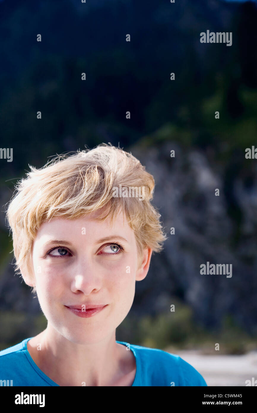 Deutschland, Bayern, junge Frau, Porträt Stockfoto