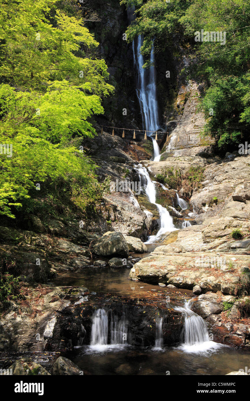Sugao Wasserfall, Kitakyūshū, Präfektur Fukuoka, Japan Stockfoto