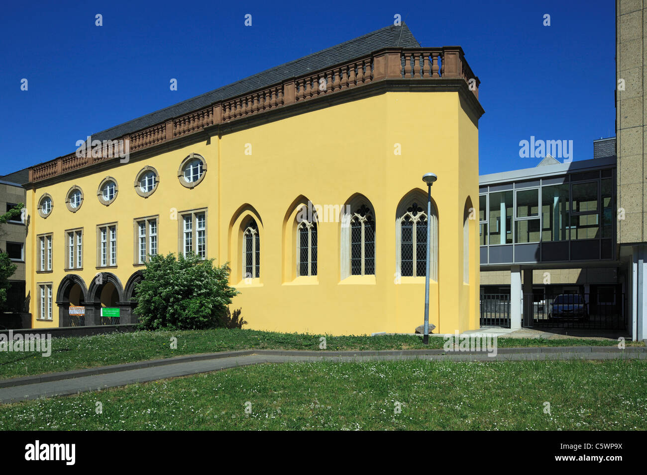 Alt-Katholische Jakobuskapelle des Mai Leyenschen Hofs in Koblenz, Rheinland-Pfalz Stockfoto