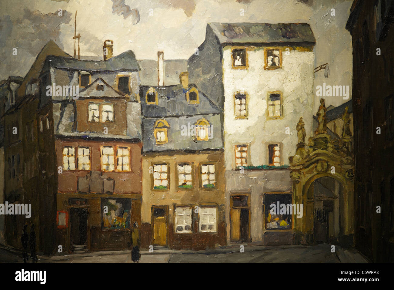 OElgemaelde der Kunstausstellung Im Mittelrhein-Museum Koblenz, Rheinland-Pfalz, Weissergasse ...