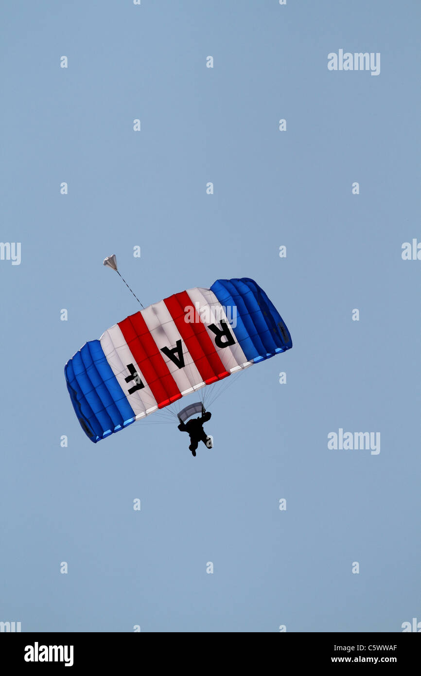 Falken Fallschirm DISPLAY TEAM RAF 3. Juli 2011 Stockfoto