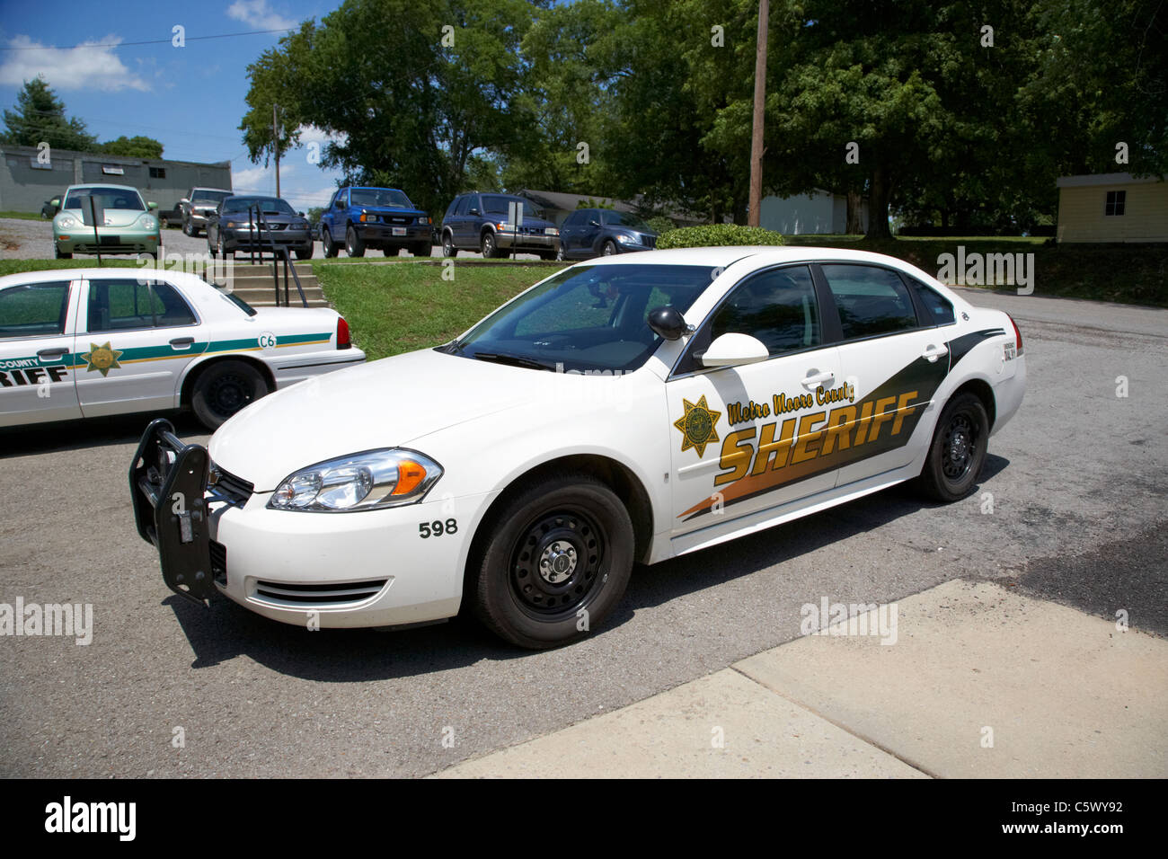 Metro Moore county Sheriffs Dept Polizei Auto Fahrzeug Lynchburg, Tennessee, Usa Stockfoto