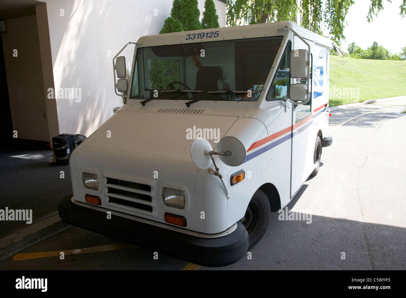 amerikanische usps united States Postal Service Lieferung und Sammlung van Nashville Tennessee usa Stockfoto
