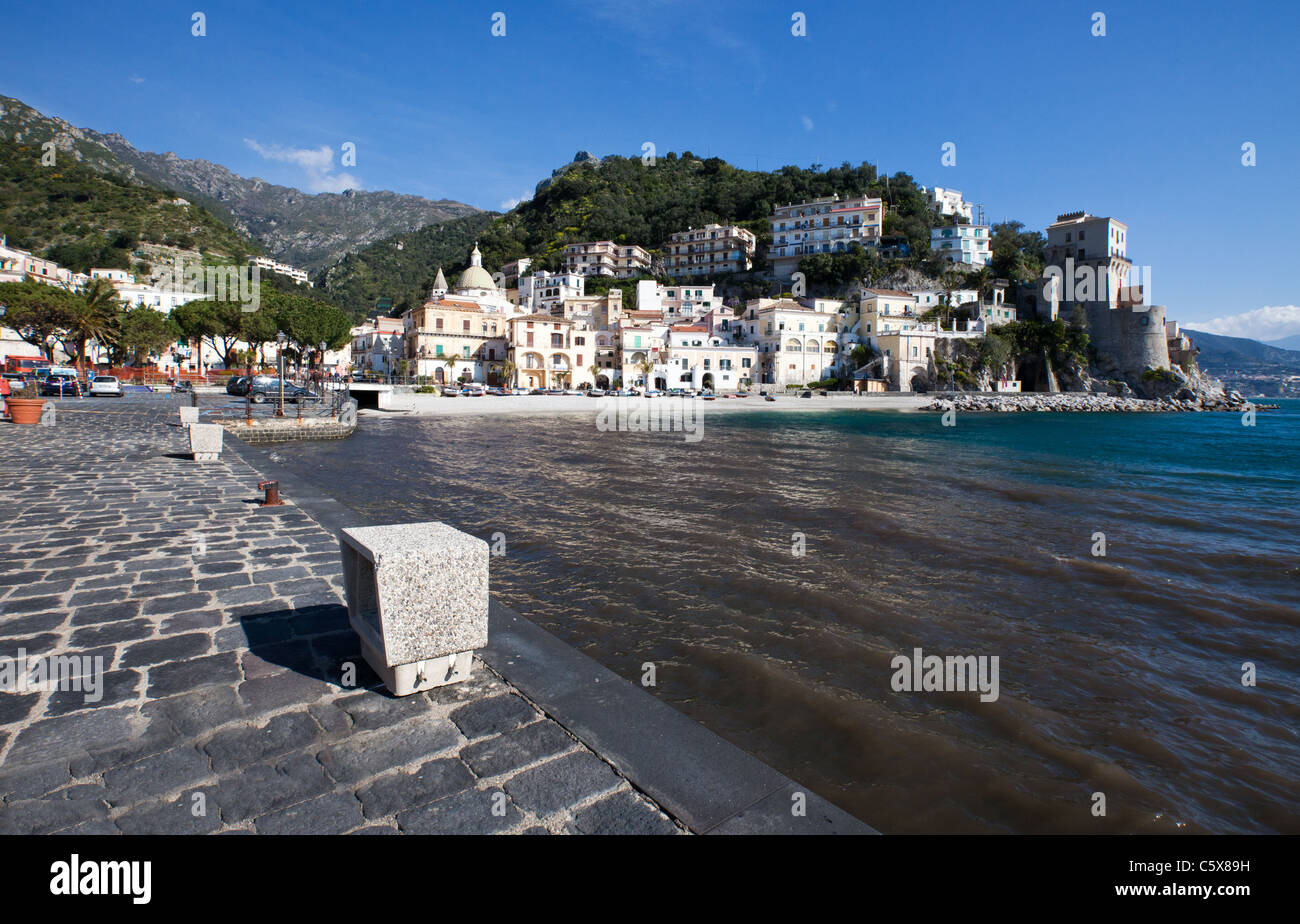 Italien, Amalfitana Küste, Cetara, Anzeigen des Landes Stockfoto