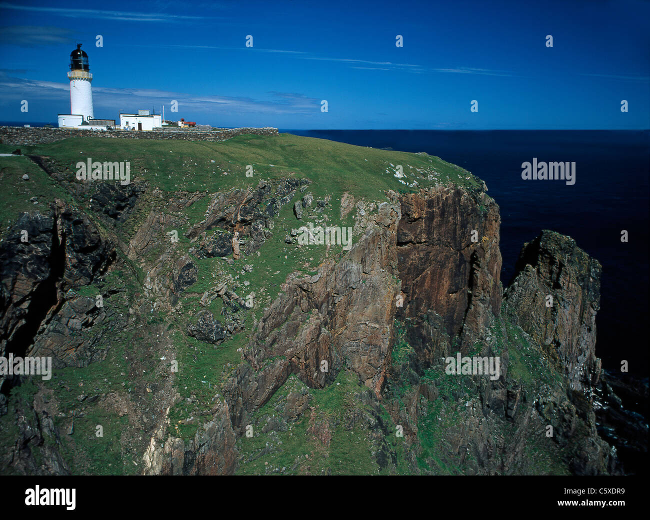 Cape Wrath North Westerly Punkt auf dem UK Festland Highland, UK LA001729 Stockfoto