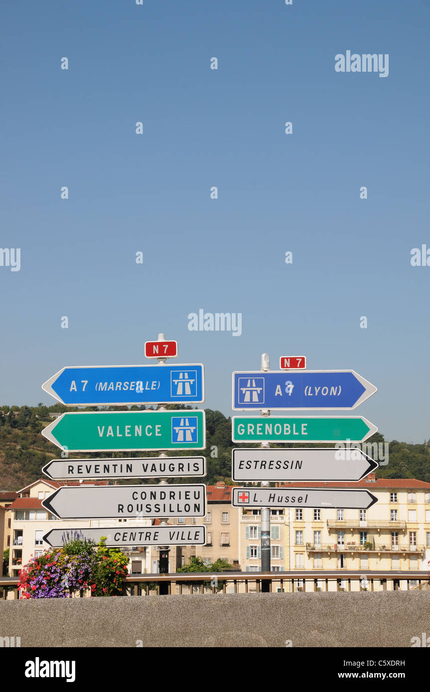 French France Sign Signpost Stockfotos und bilder Kaufen Alamy