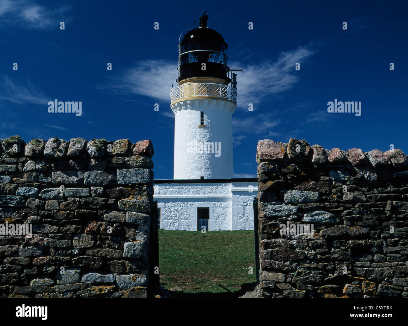 Cape Wrath Leuchtturm die meisten Westerly Nordpunkt auf dem UK Festland Highland, UK LA001730 Stockfoto