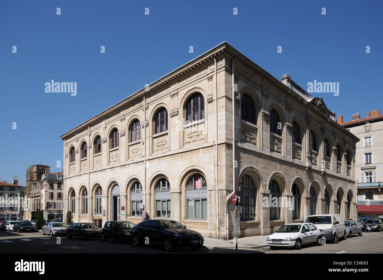 Kunstmuseum und Musée des Beaux-Arts et d Archeologie und Municpal Bibliothek oder Bibliothèque Municipal Vienne-Frankreich Stockfoto