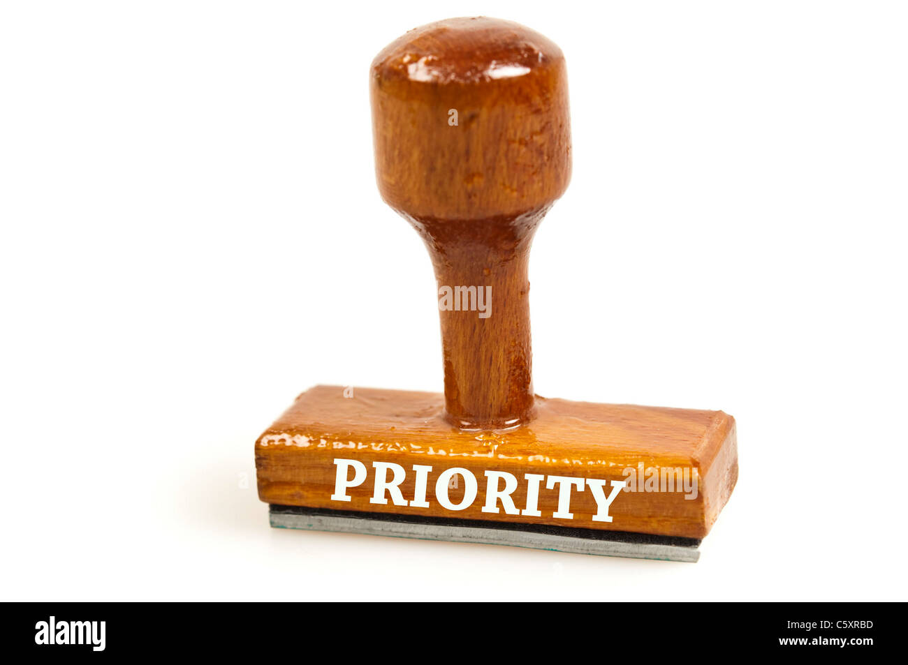 Priorität-Stempel Stockfoto