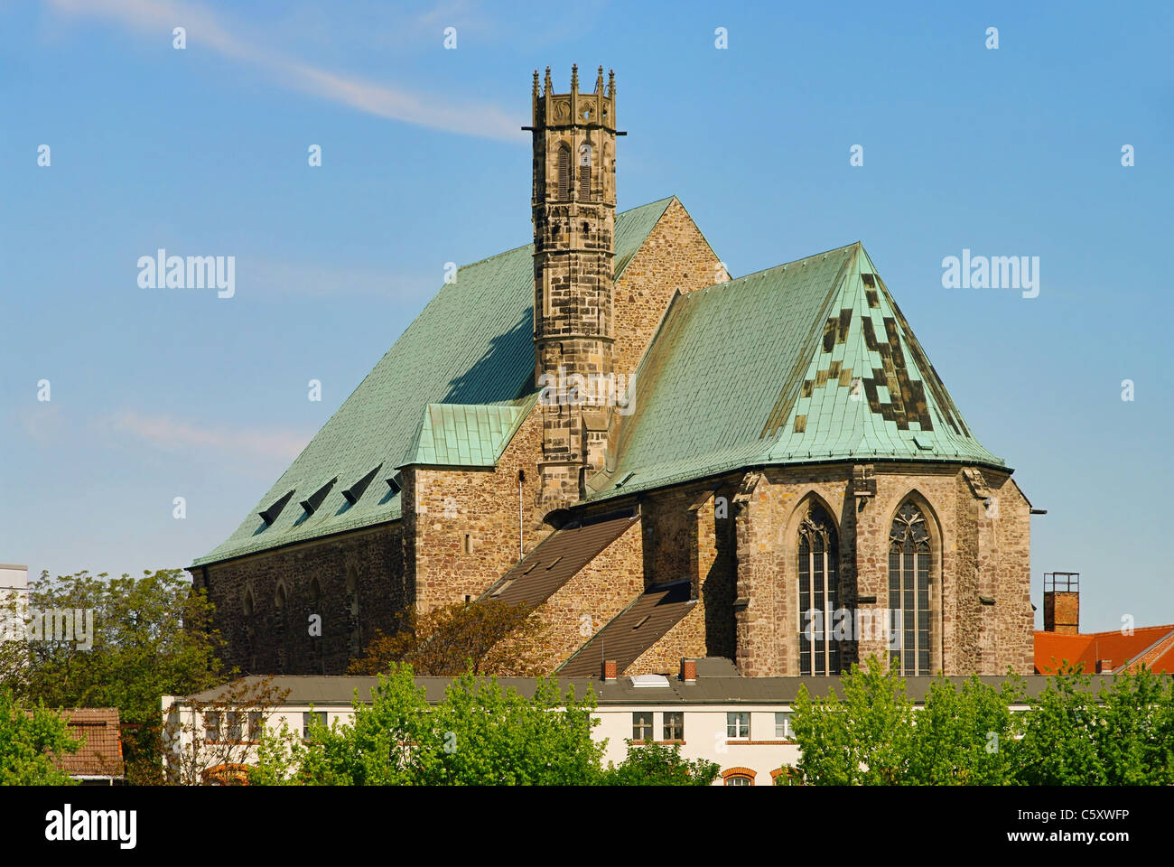 Wallonerkirche Magdeburg - Magdeburg Wallonerchurch 01 Stockfoto