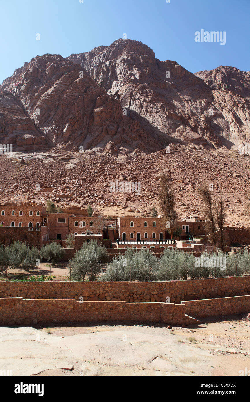 Katharinenkloster auf dem Sinai in Ägypten. Stockfoto