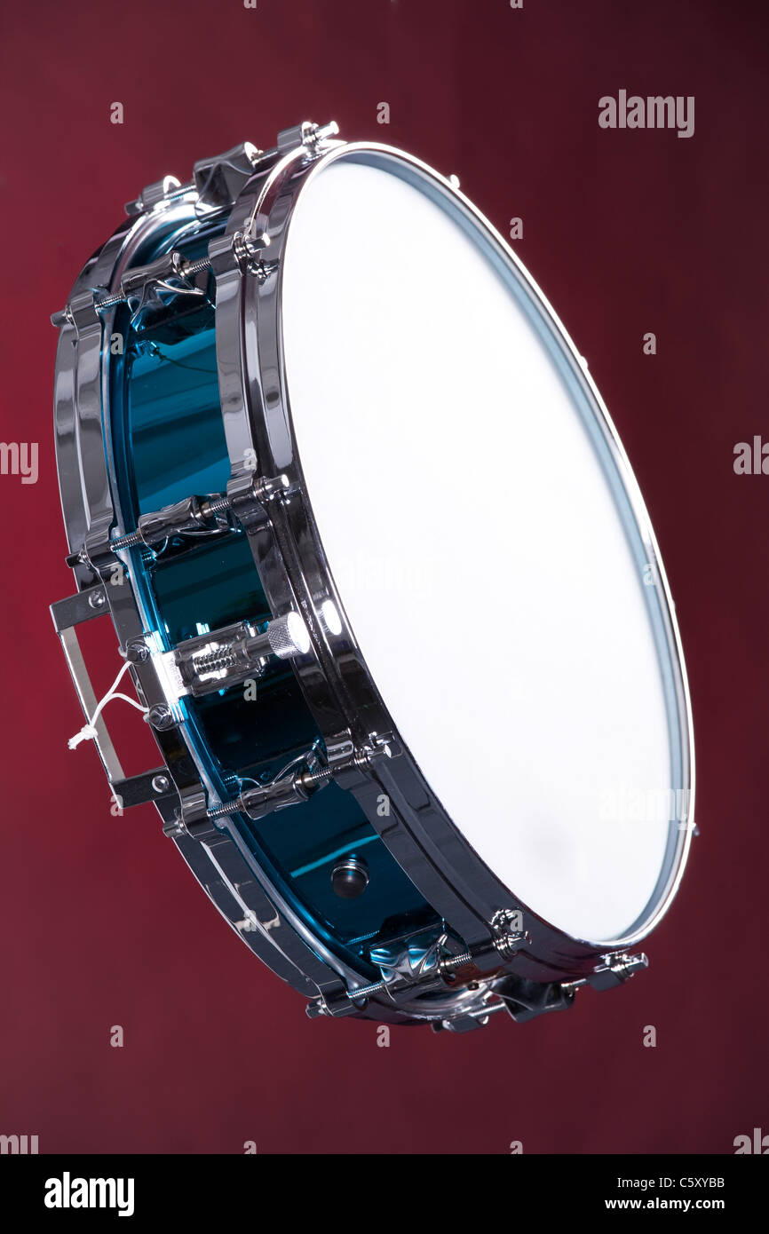 Snare-Drum isoliert Stockfoto