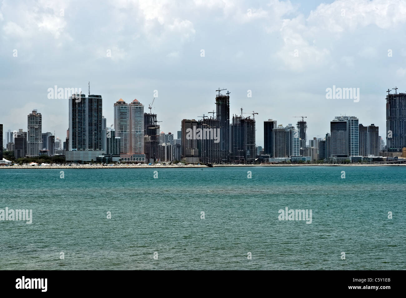 Panama-Stadt-Blick auf die Innenstadt von Hochhäusern Stockfoto