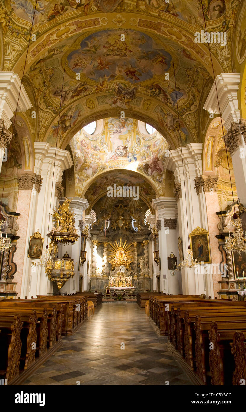 Die wichtigsten Wallfahrtskirche Mariatrost in Graz, Österreich. Stockfoto