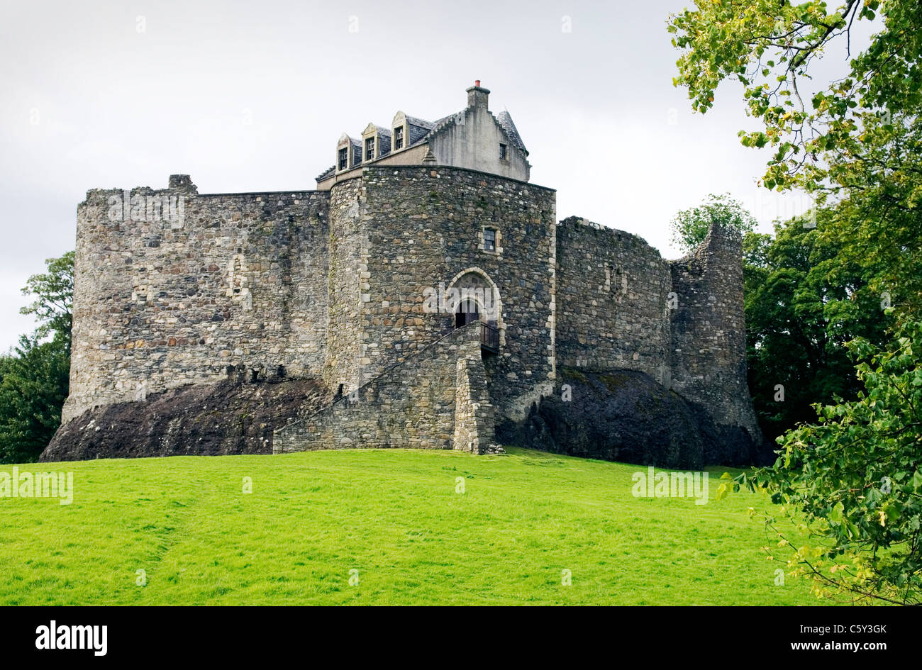 Dunstaffnage Castle, Oban, Argyll und Bute, Schottland. 13 C. MacDougall Herren von Lorn und Sitz des Clan Campbell gebaut Stockfoto