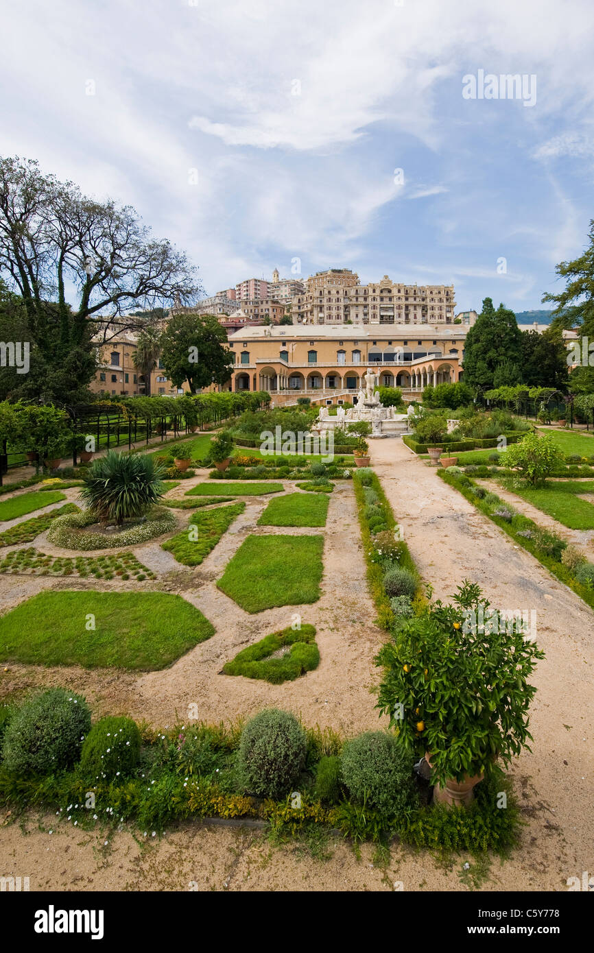 Villa del Principe, Palazzo Andrea Doria, Villa des Prinzen, Andrea Doria Palast, Genua, Ligurien, Italien Stockfoto