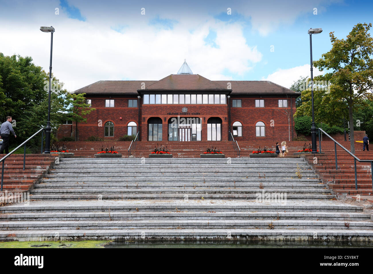 Telford County Court Shropshire England Uk Stockfoto