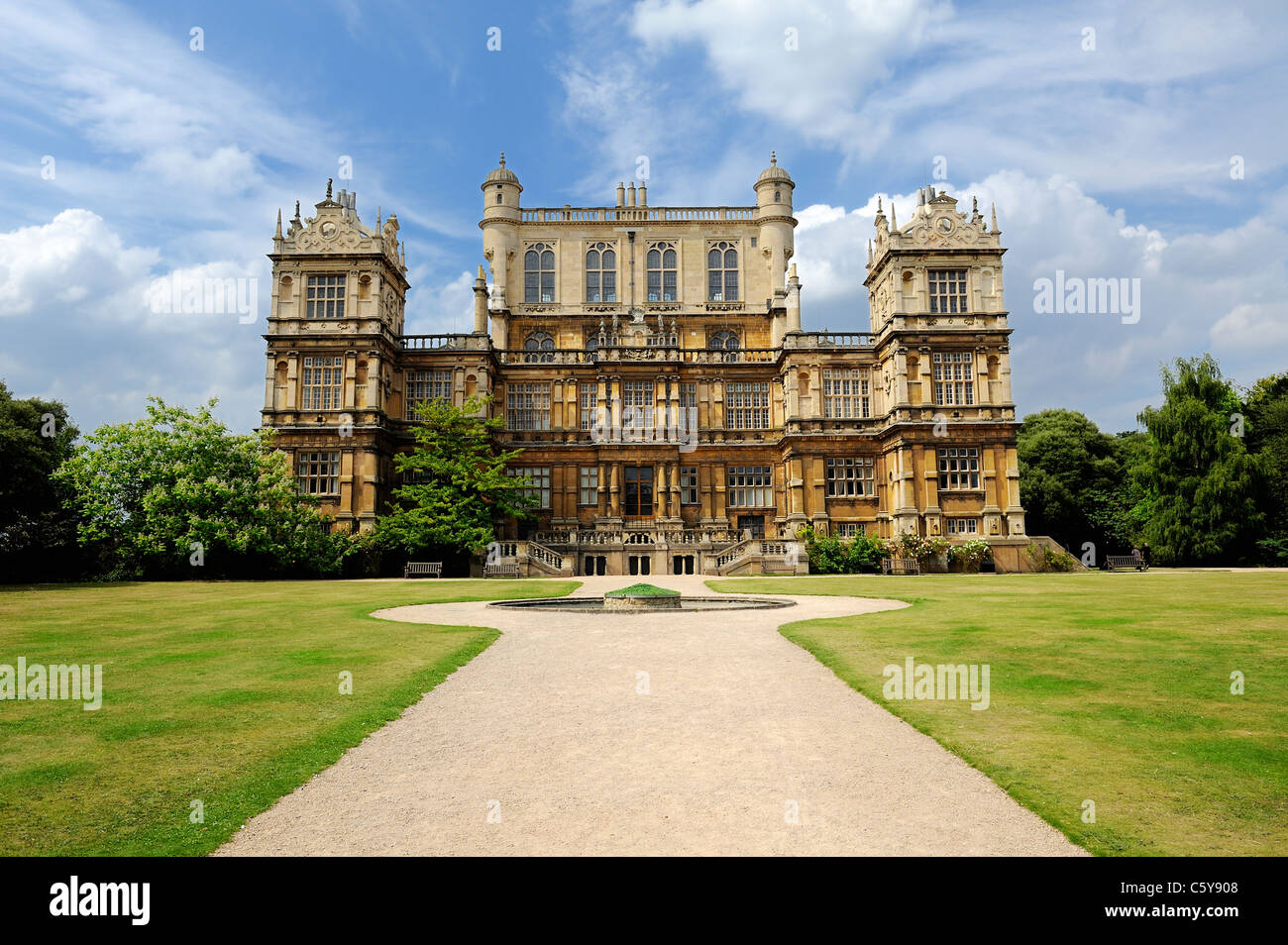 Wollaton Hall Wollaton Park Nottingham England uk Batman Drehort 2011 Stockfoto