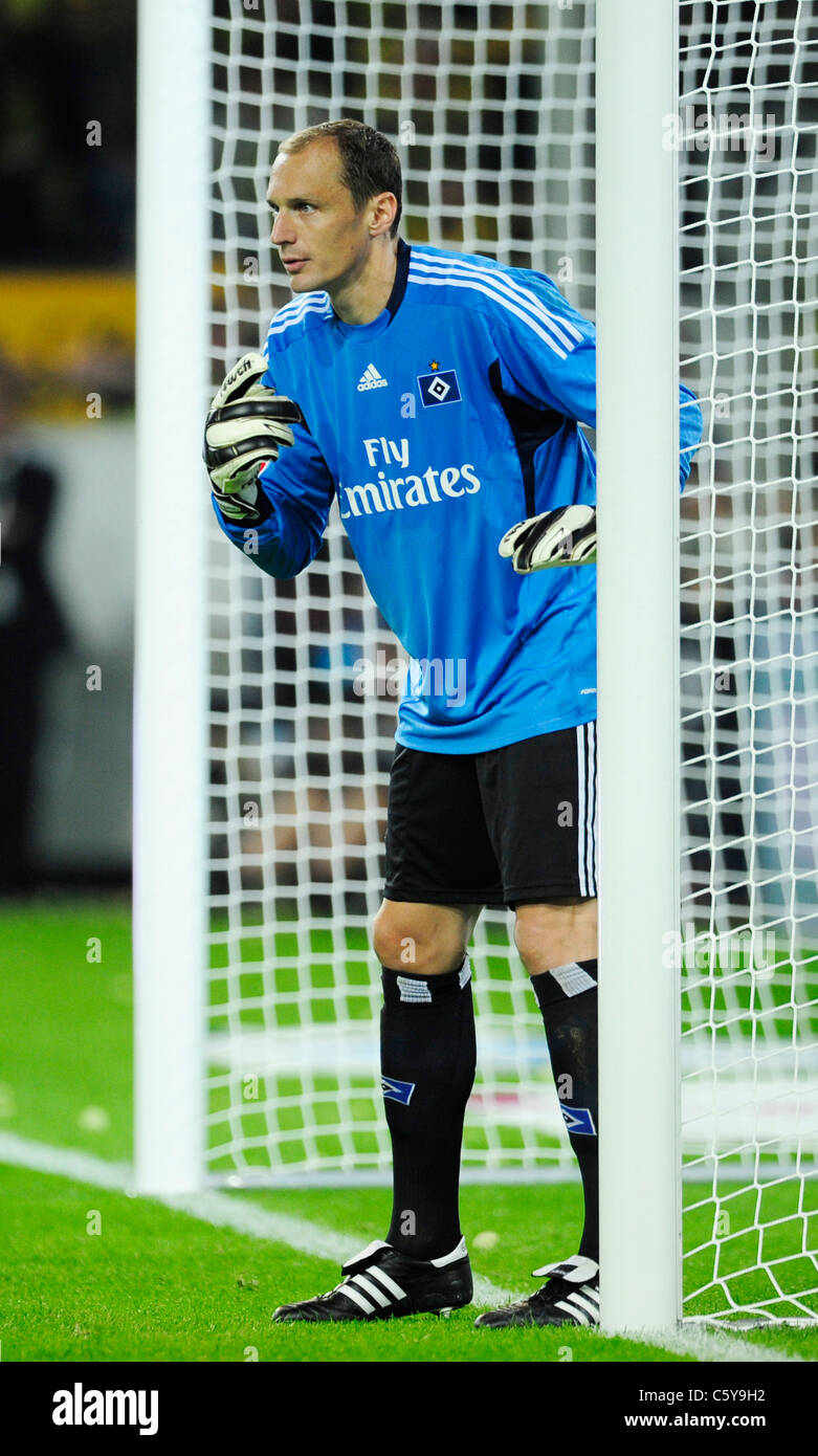 Torhüter Jaroslav Drobny von deutschen Bundesligisten Hamburger Sportverein HSV Stockfoto