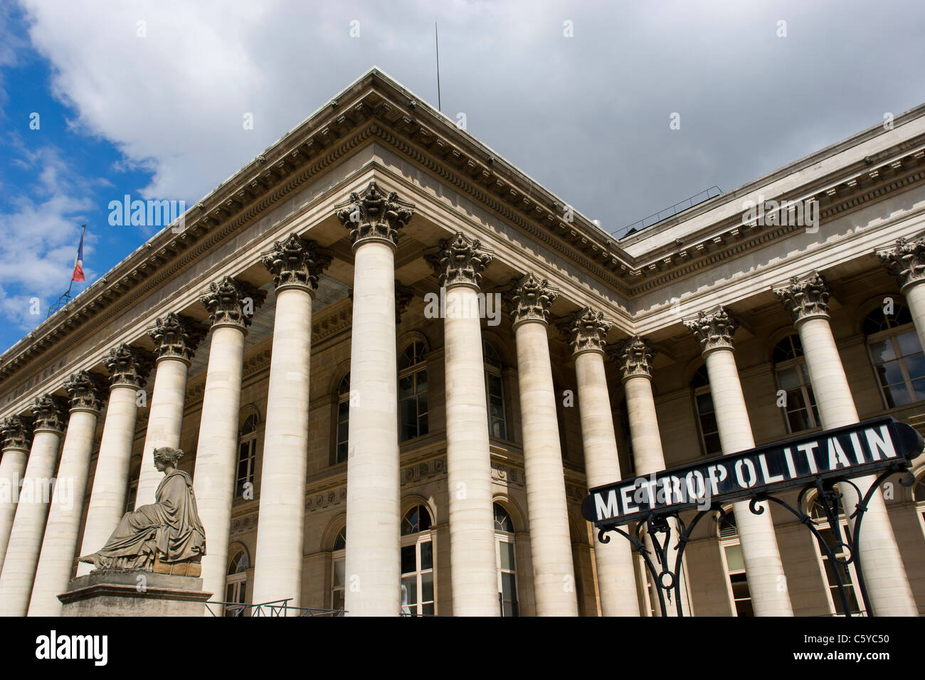Palais De La Bourse oder Palais Brongniart, Paris, Frankreich Stockfoto