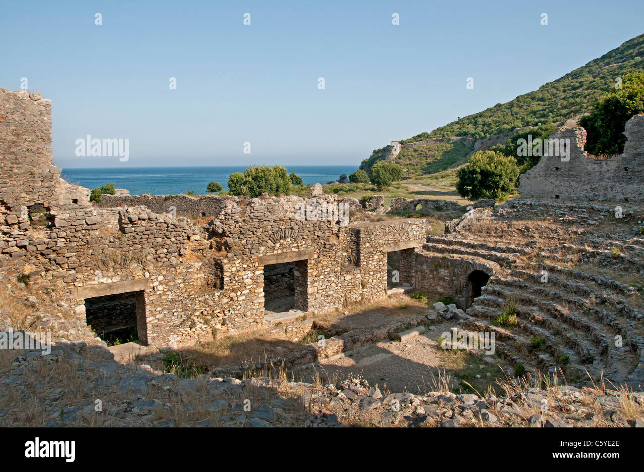 Anemurium Roman Provinz des rauhen Kilikien Türkei türkische Anamur Stockfoto