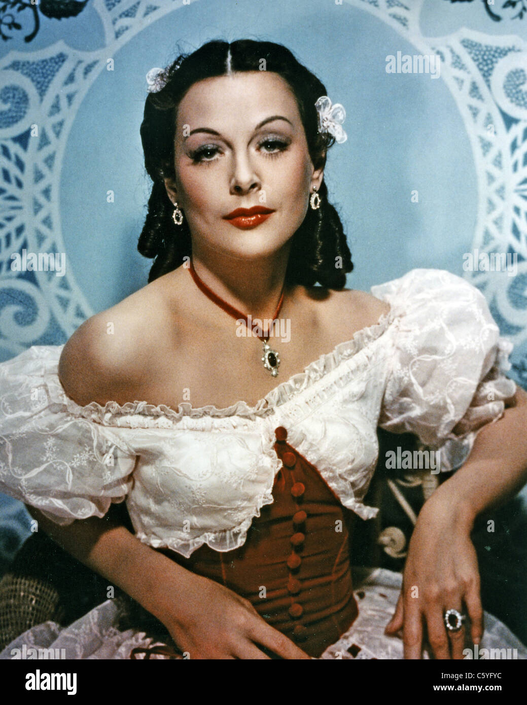 HEDY LAMARR (1913-2000) österreichisch-amerikanische Schauspielerin über 1945 Stockfoto