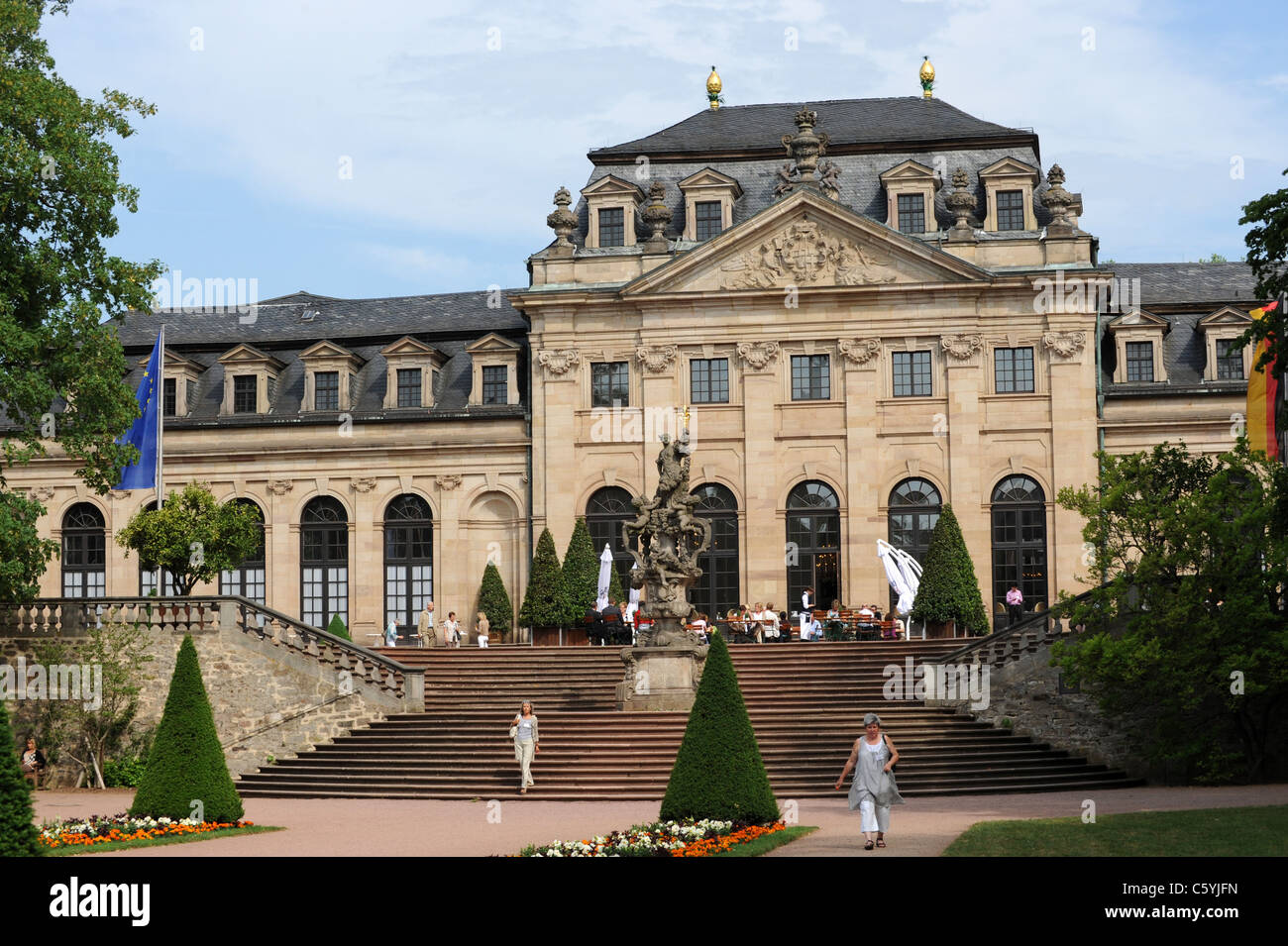 FuldaSchloss und Orangerie Gärten Hessen Deutschland Deutschland