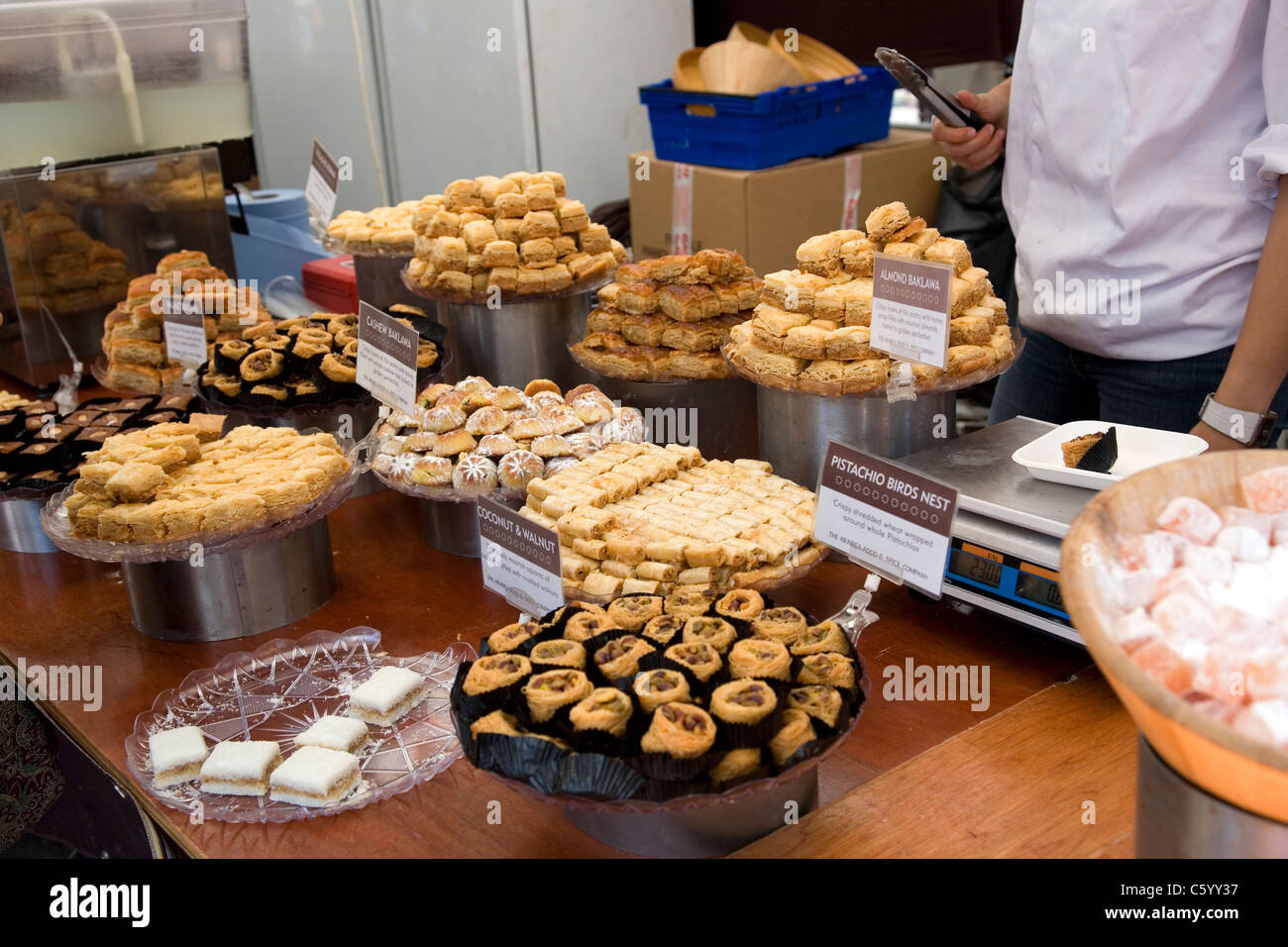 Arabica Food Company stand South Bank Food Festival Stockfoto