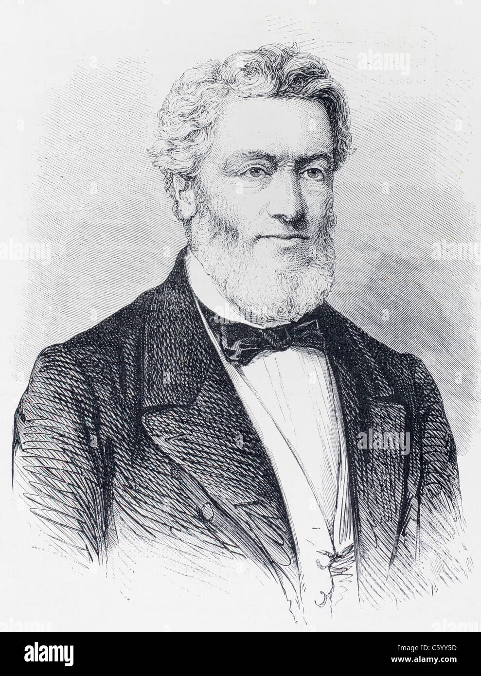 Jules Claude Gabriel Favre, 1809 – 1880. Französischer Staatsmann. Stockfoto